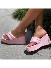 Chanclas con plataforma